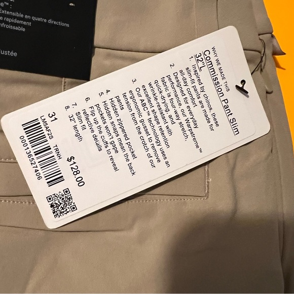 * Lululemon Commission Slim-Fit Pant - Picture 7 of 7